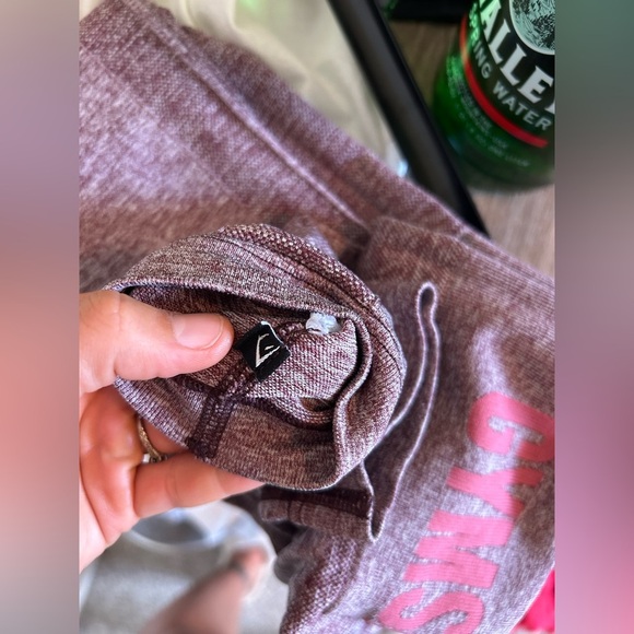 Gymshark Women's Burgundy/purple high rise contour Leggings - Picture 5 of 5